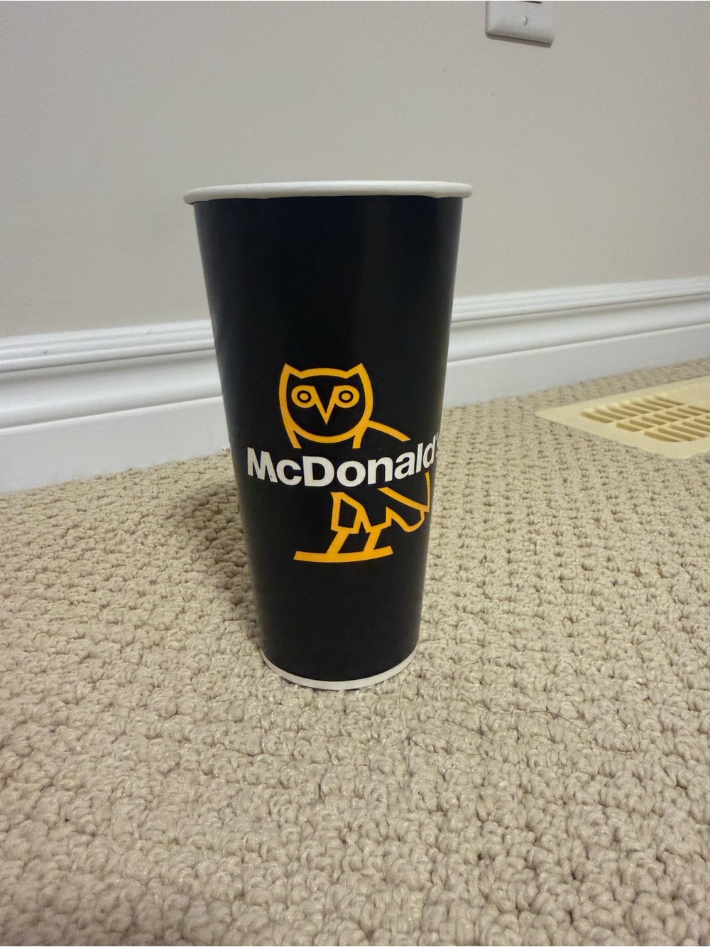 McDonald’s X Drake OVO Collab Canada Exclusive Limited Edition Cup (Clean)